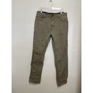 Prana Pants Mens 34 x 32 Tan Tuscon Stretch Slim Fit Hiking M4TU32314 VGC
